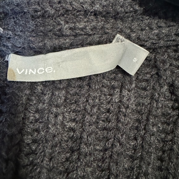 Vince Yak Wool Women’s Alpaca Cashmere Open Front Sweater Cardigan Sz M - Picture 5 of 5